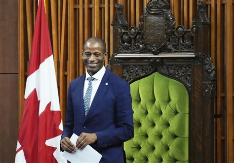 Canada’s House of Commons elects first Black speaker